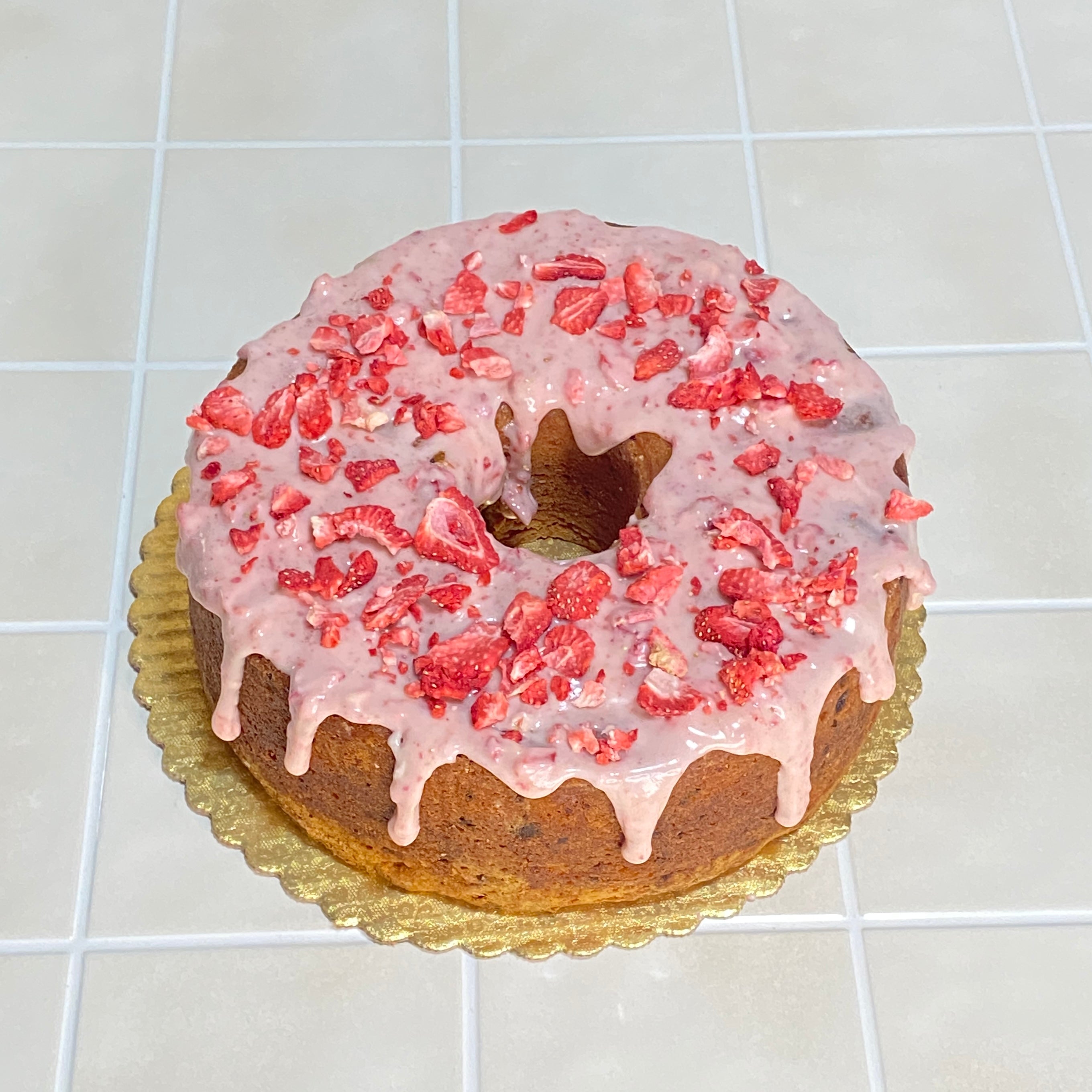 Strawberry Pound Cake