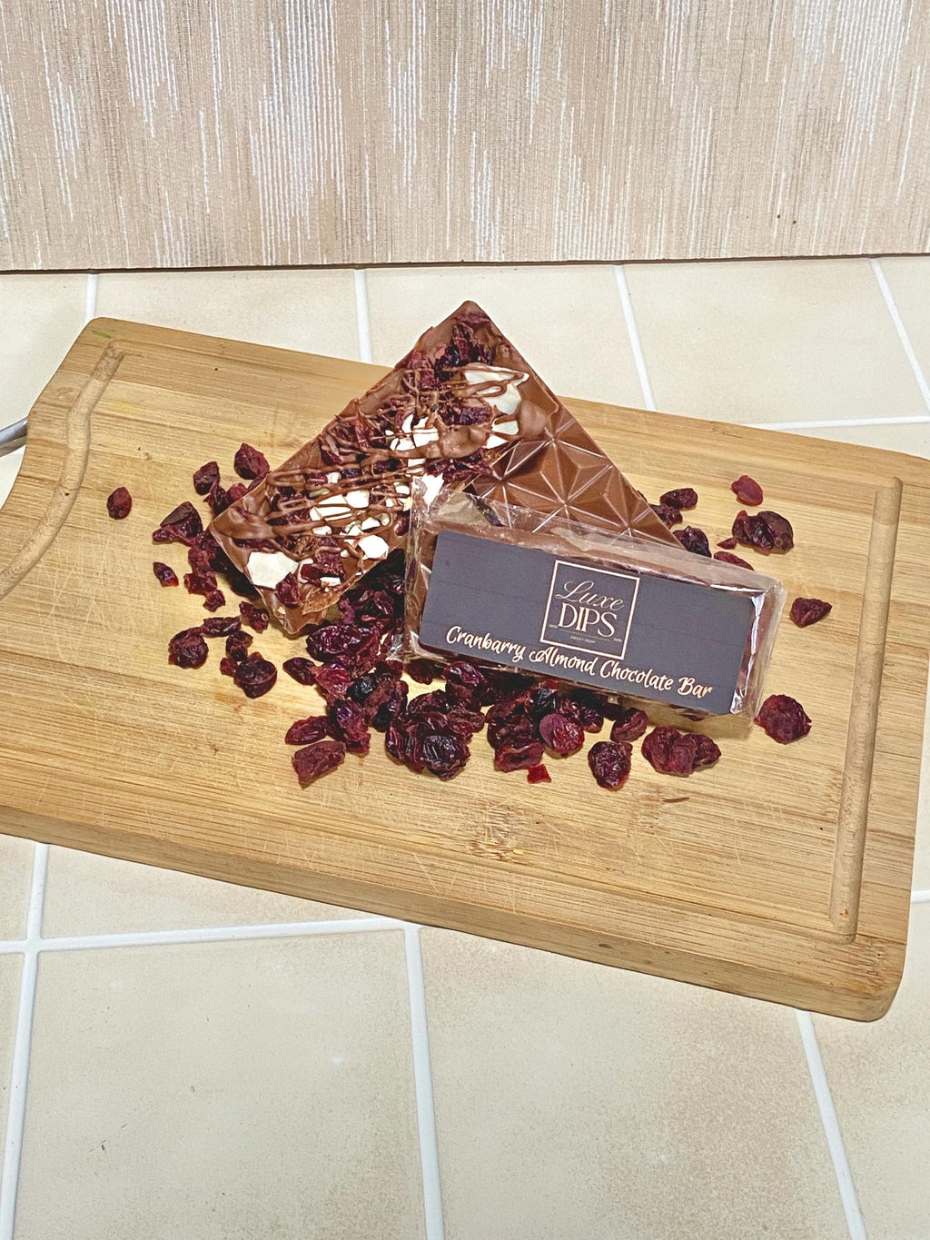 Artisan gourmet chocolate bar