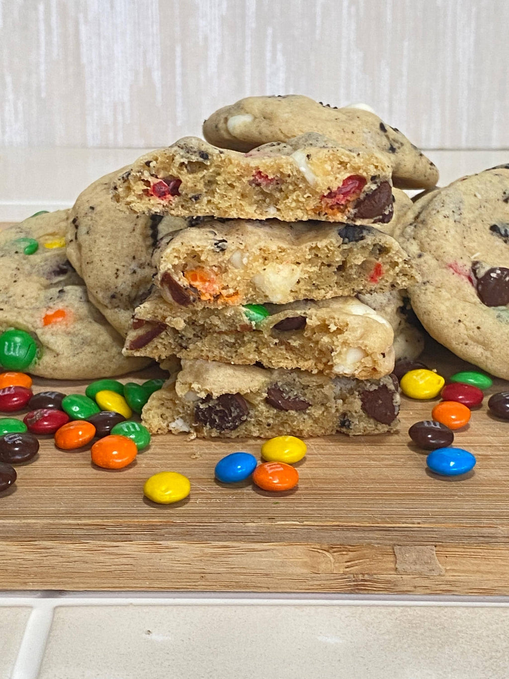 Loaded Gourmet Chocolate Chip NYC Style Cookies