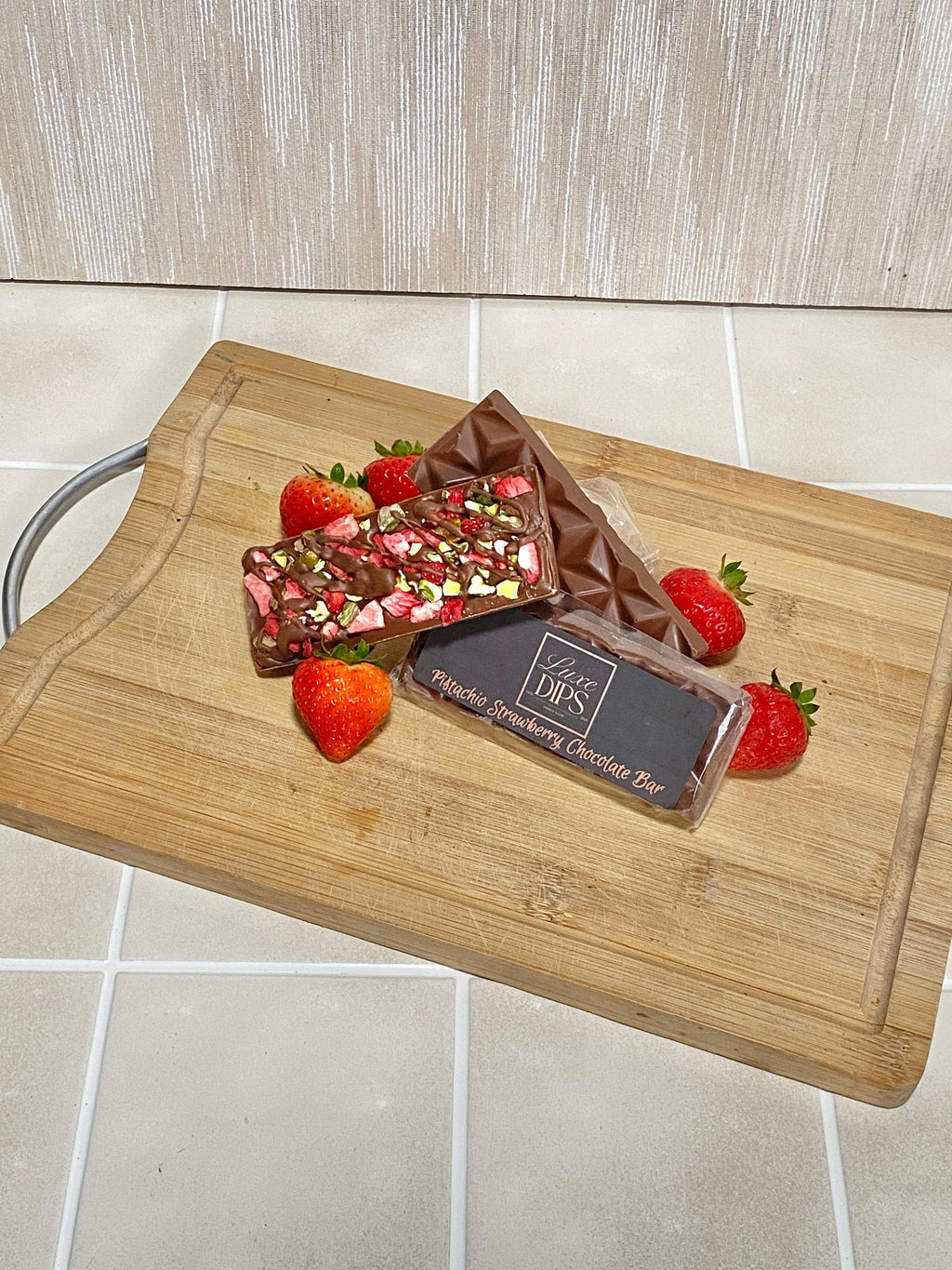 Artisan gourmet chocolate bar