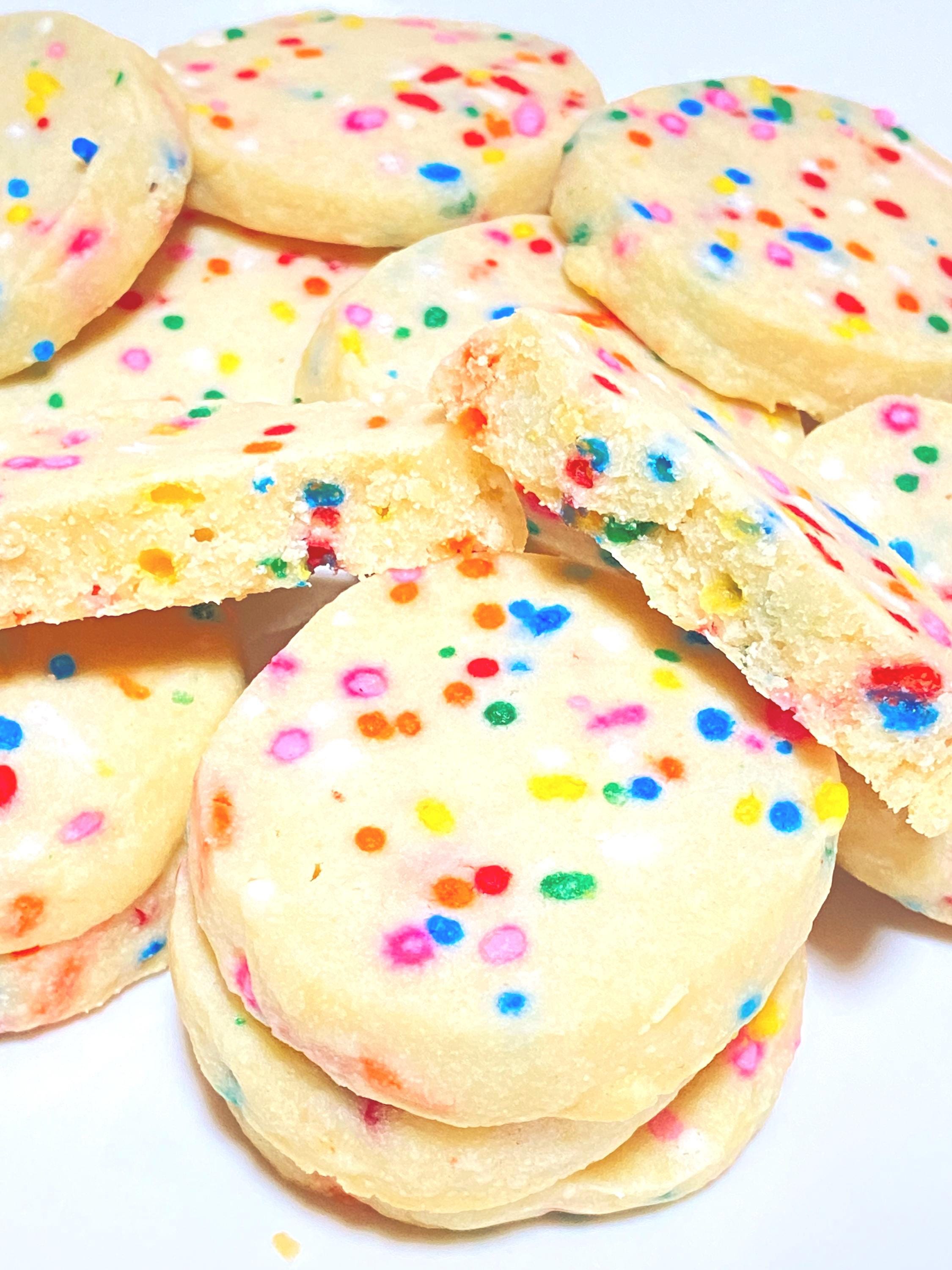 Personalized Handcrafted  Buttery Shortbread Birthday Cookies