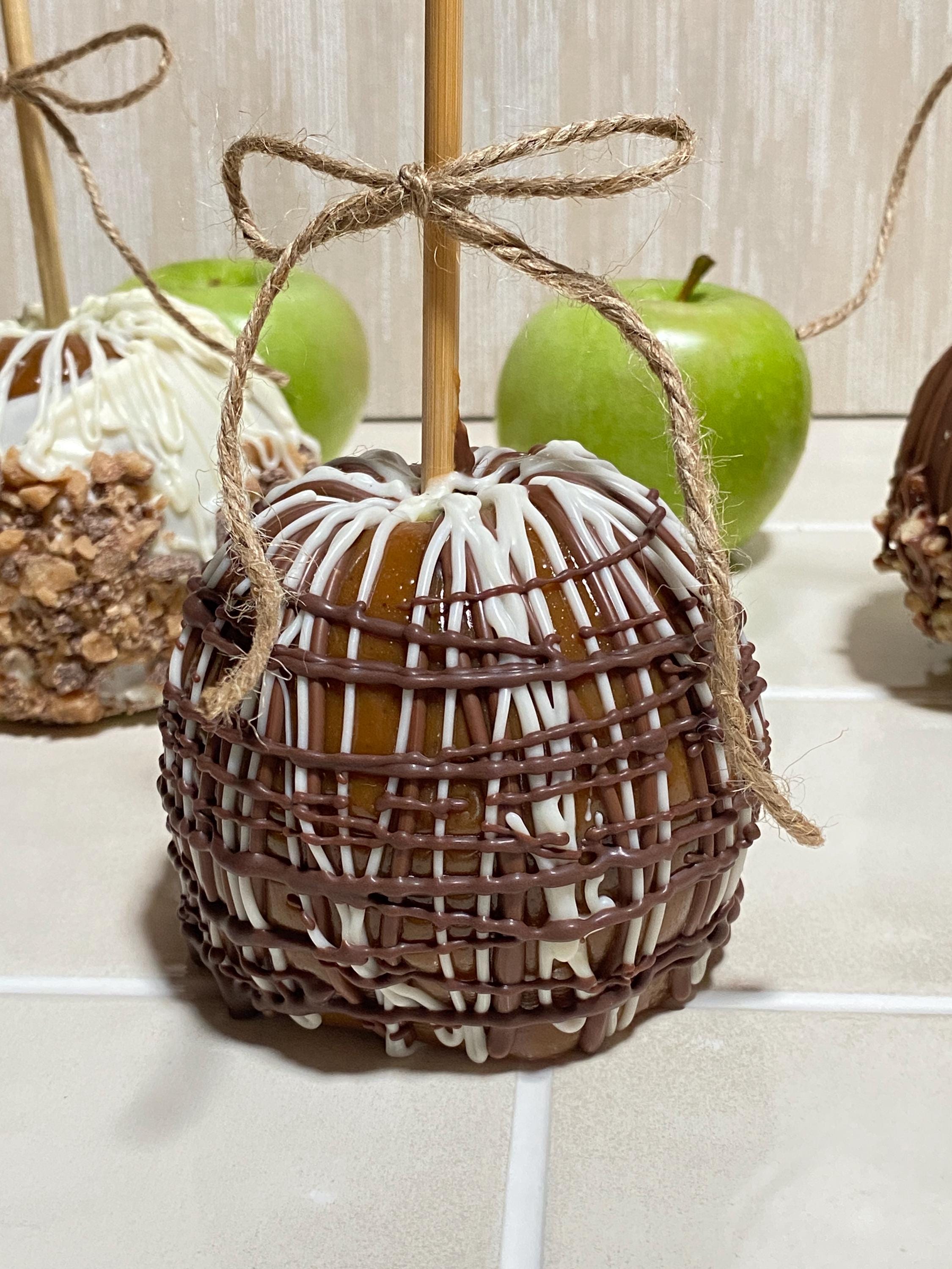 Gourmet Caramel Triple Chocolate Apple