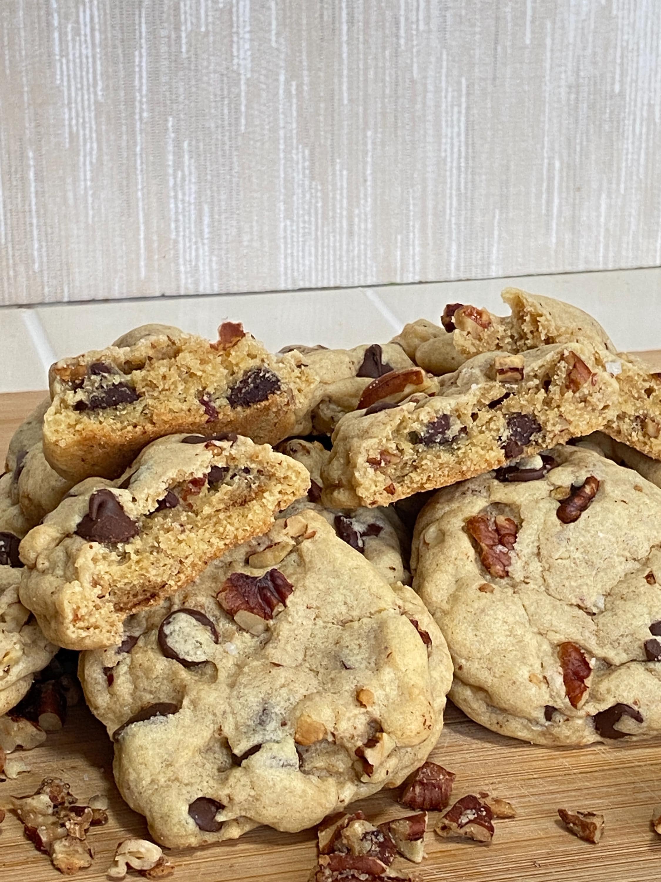 Loaded Gourmet Chocolate Chip NYC Style Cookies