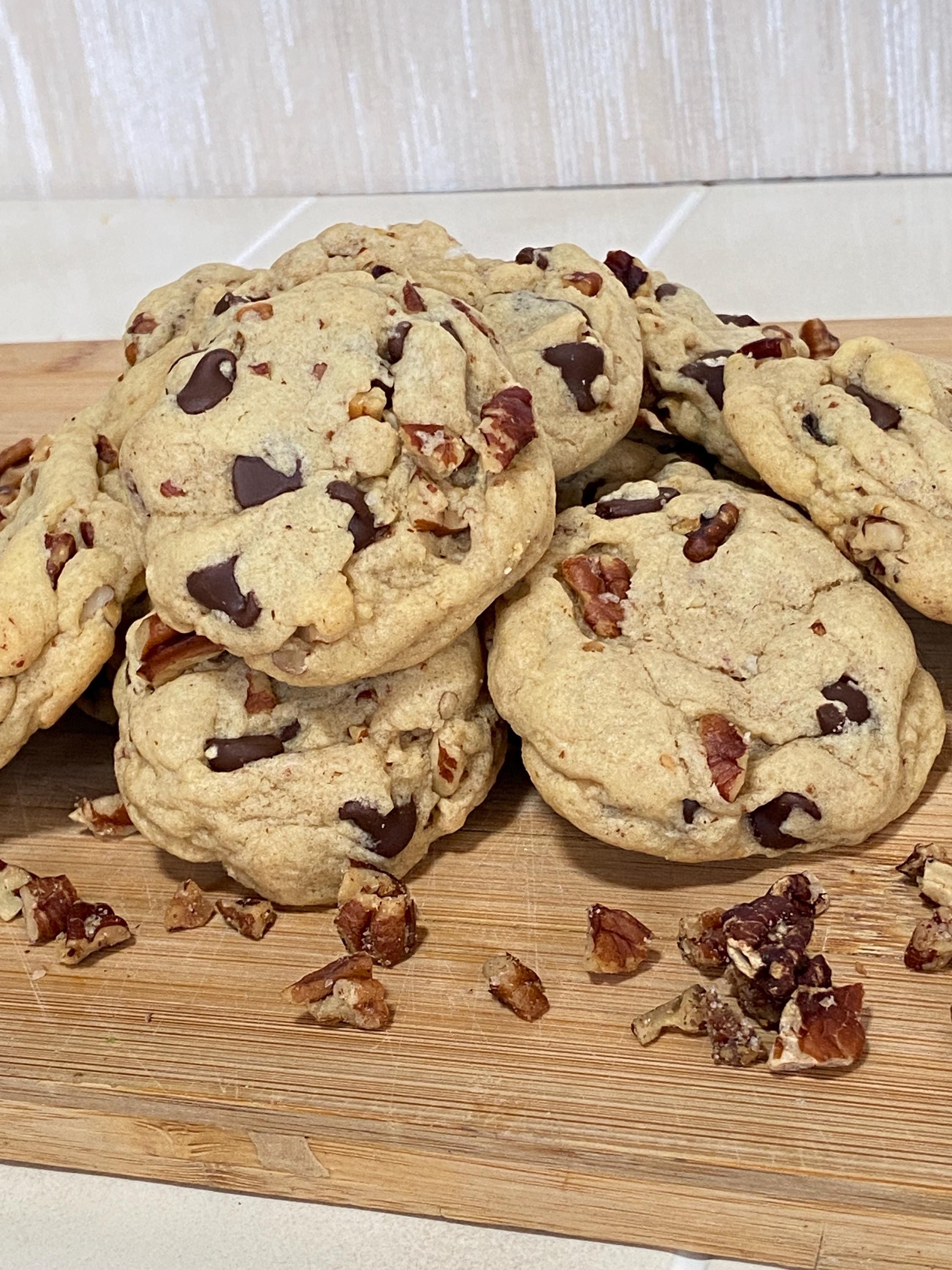 Loaded Gourmet Chocolate Chip NYC Style Cookies