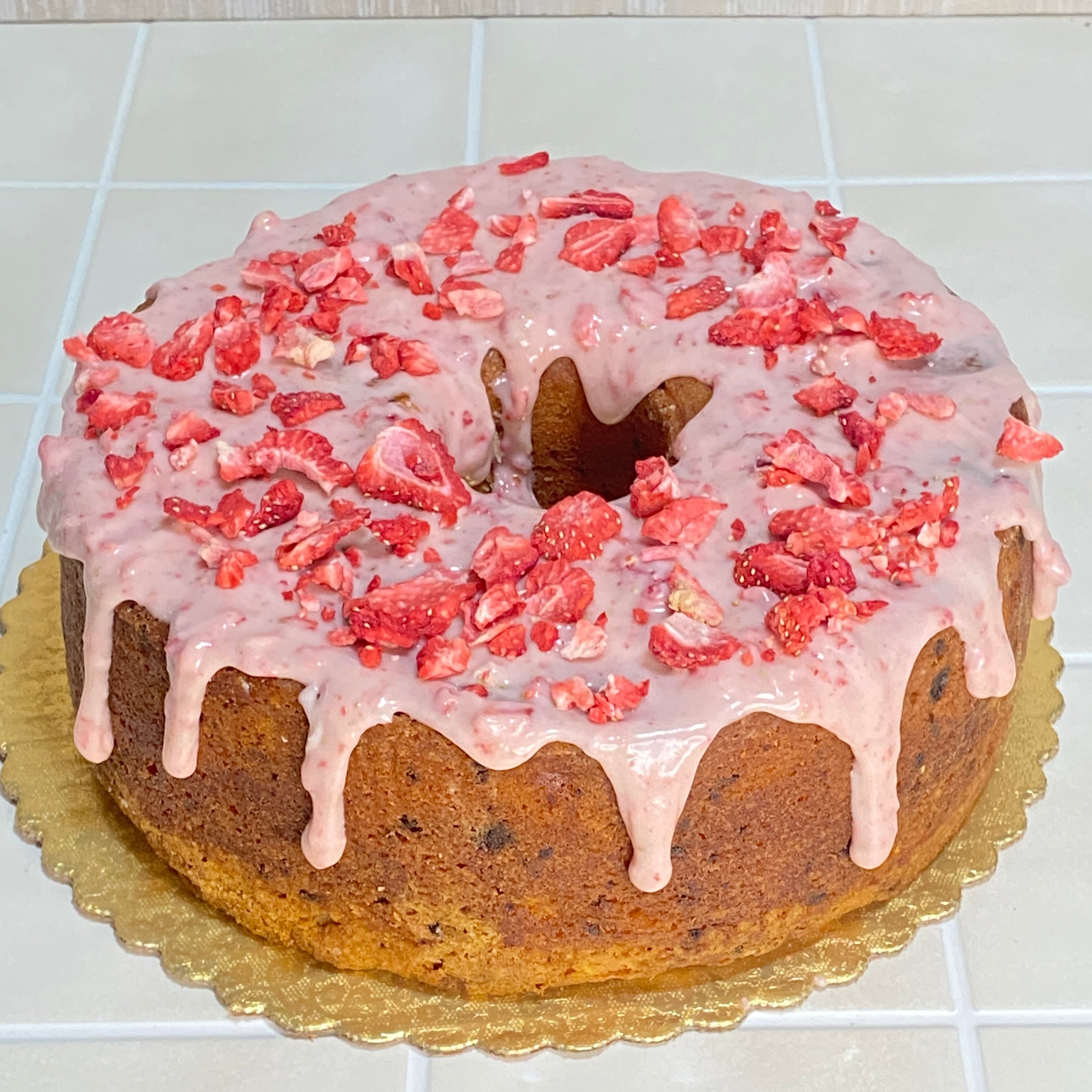 Strawberry Pound Cake