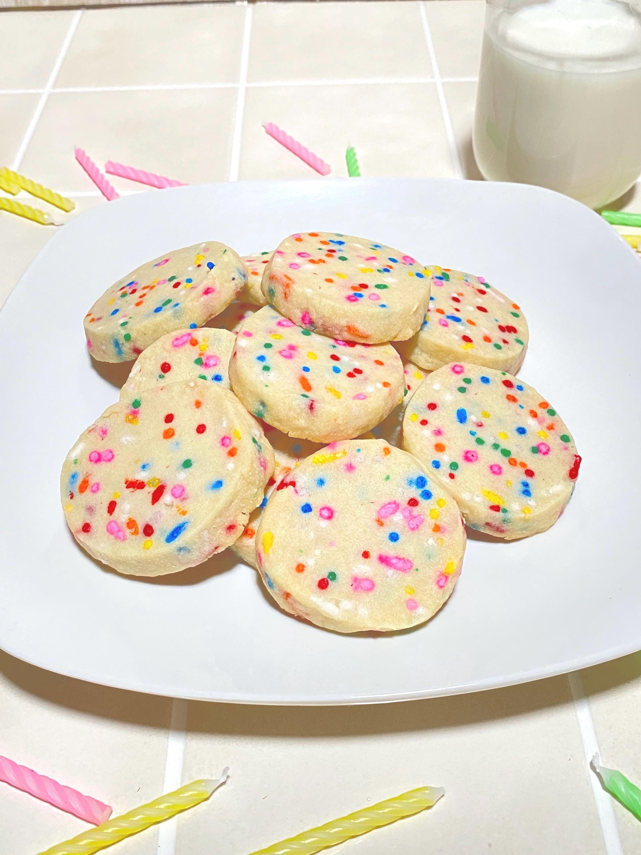 Personalized Handcrafted  Buttery Shortbread Birthday Cookies