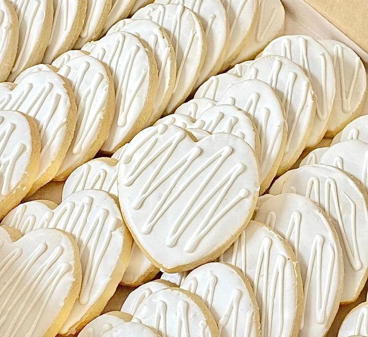 Luxe Iced Heart Sugar Cookies